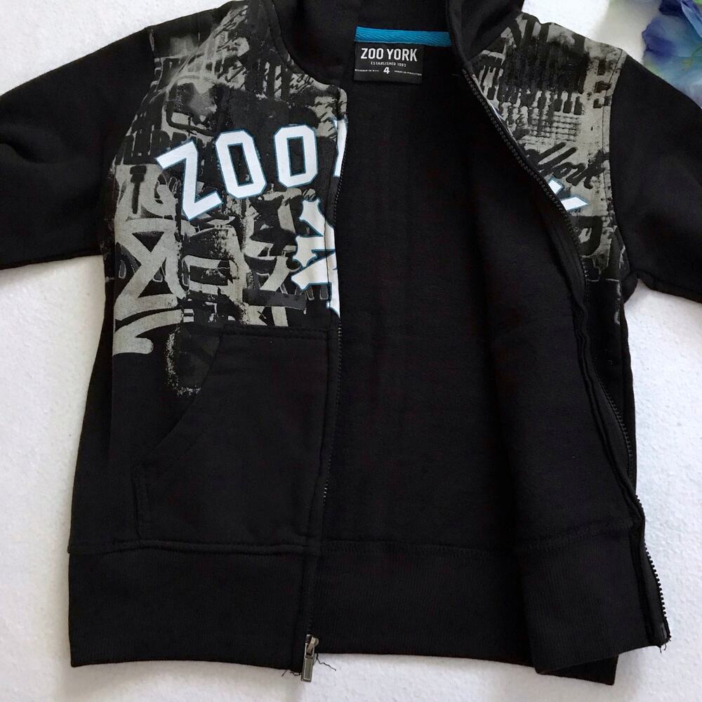 Zoo York NWT Full Zip Hoodie Boys 4 - Picture 7 of 10
